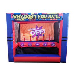 Game  Knock It Off Inflatable  Quality Rental