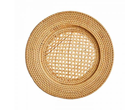 Charger - Rattan Honey