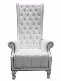 Tufted High Back Chair