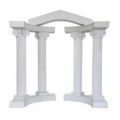 Display - White Colonnade Arch