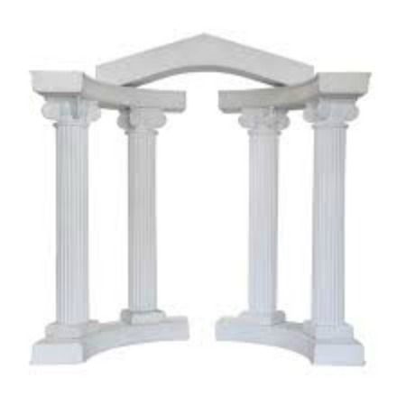 Display - White Colonnade Arch